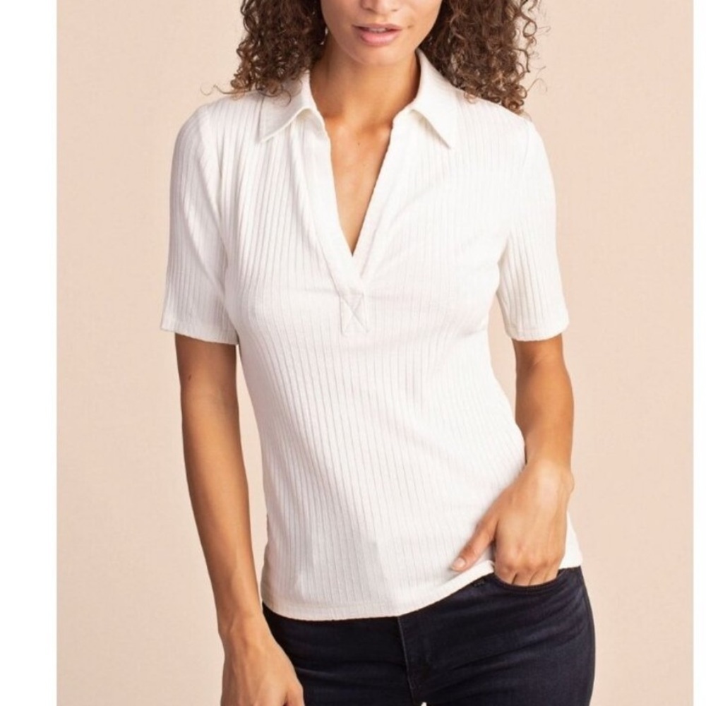 Trina Turk Nishi 2 Ribbed Knit Top